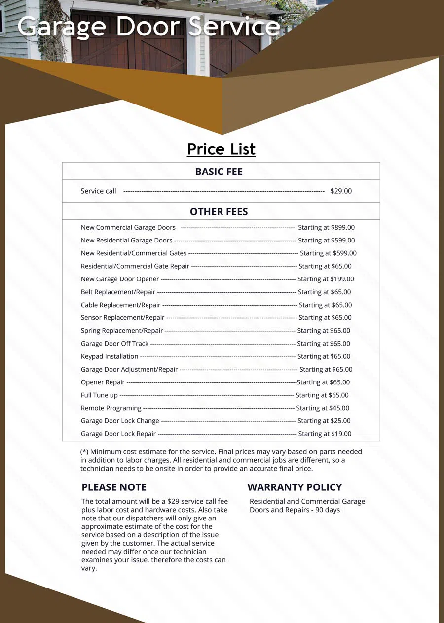 Express Garage Doors Lakewood, CA 562-444-5531